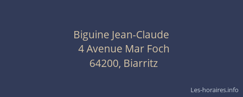 Biguine Jean-Claude