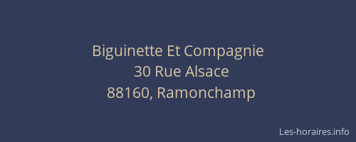 Biguinette Et Compagnie