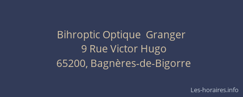 Bihroptic Optique  Granger