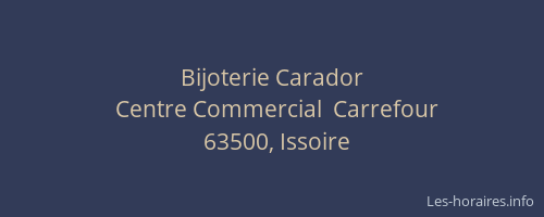 Bijoterie Carador