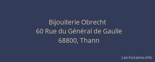 Bijouiterie Obrecht