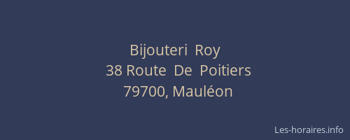 Bijouteri  Roy