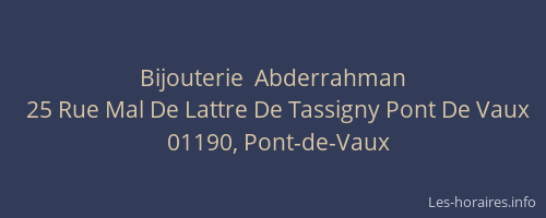 Bijouterie  Abderrahman