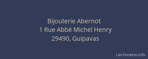 Bijouterie Abernot