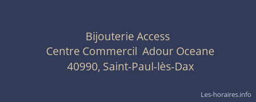 Bijouterie Access
