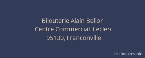 Bijouterie Alain Bellor
