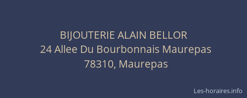 BIJOUTERIE ALAIN BELLOR