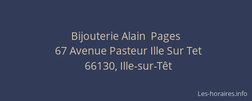 Bijouterie Alain  Pages
