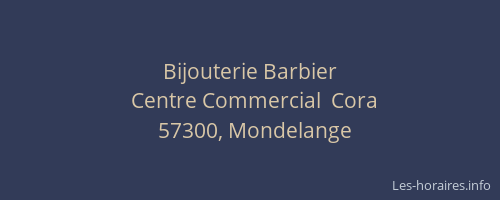 Bijouterie Barbier