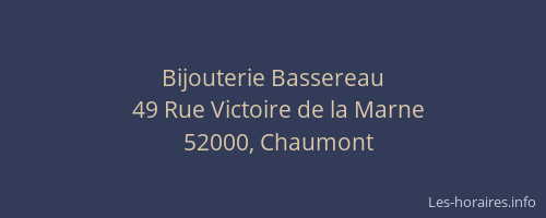 Bijouterie Bassereau