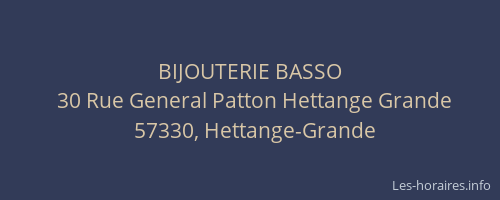 BIJOUTERIE BASSO