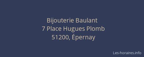 Bijouterie Baulant