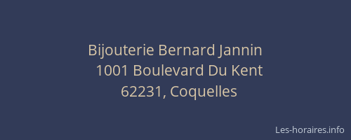 Bijouterie Bernard Jannin