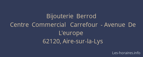 Bijouterie  Berrod