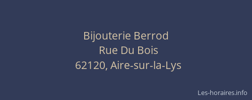 Bijouterie Berrod