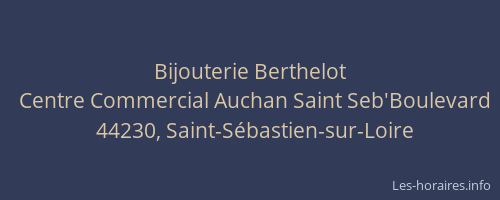 Bijouterie Berthelot