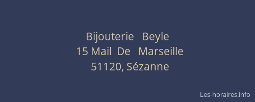 Bijouterie   Beyle