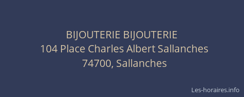 BIJOUTERIE BIJOUTERIE