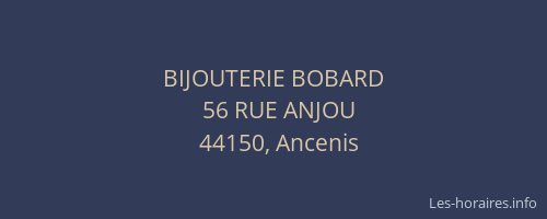 BIJOUTERIE BOBARD