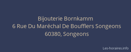 Bijouterie Bornkamm
