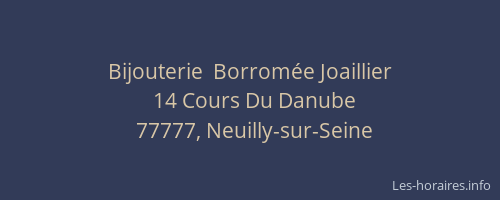 Bijouterie  Borromée Joaillier