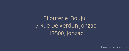 Bijouterie  Bouju