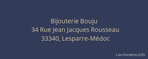 Bijouterie Bouju
