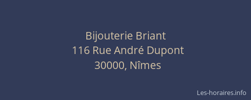 Bijouterie Briant