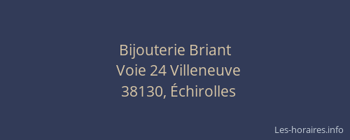 Bijouterie Briant