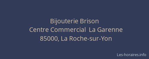 Bijouterie Brison
