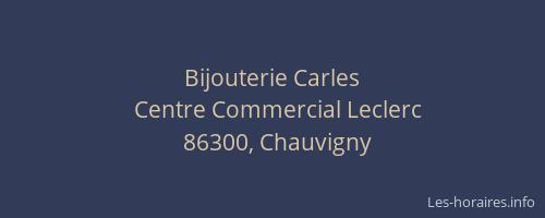 Bijouterie Carles