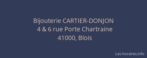 Bijouterie CARTIER-DONJON