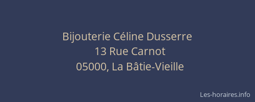 Bijouterie Céline Dusserre