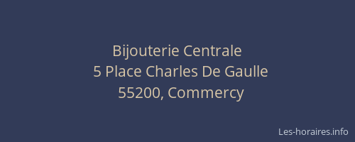 Bijouterie Centrale