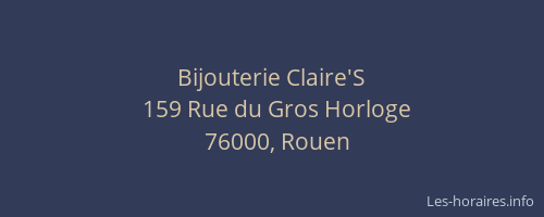 Bijouterie Claire'S