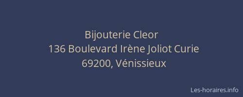 Bijouterie Cleor