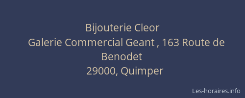 Bijouterie Cleor