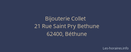 Bijouterie Collet