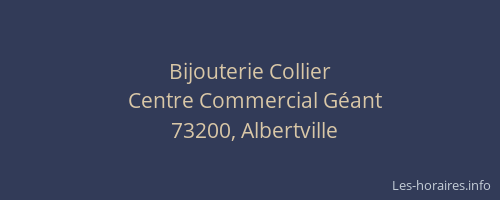 Bijouterie Collier