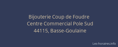 Bijouterie Coup de Foudre