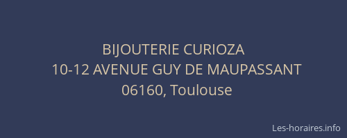 BIJOUTERIE CURIOZA