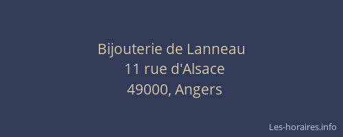 Bijouterie de Lanneau