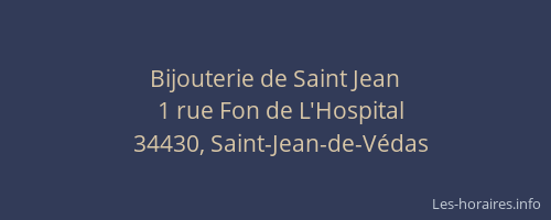 Bijouterie de Saint Jean