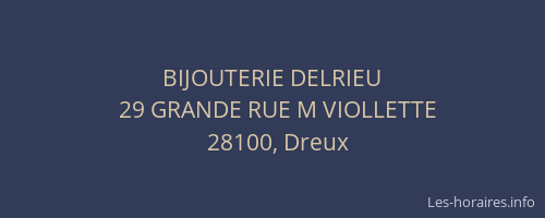 BIJOUTERIE DELRIEU