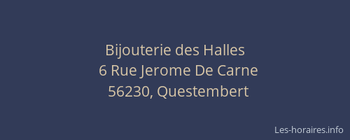 Bijouterie des Halles