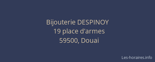 Bijouterie DESPINOY
