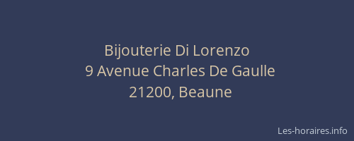 Bijouterie Di Lorenzo