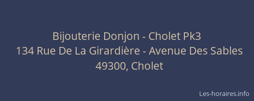 Bijouterie Donjon - Cholet Pk3