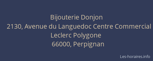 Bijouterie Donjon