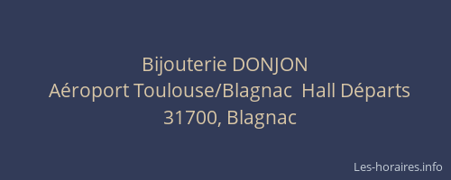 Bijouterie DONJON